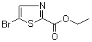 structure of CAS# 1202237-88-4, 5-溴-2-噻唑羧酸乙酯