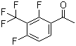 structure of CAS# 1202679-46-6, 1-[2,4-二氟-3-(三氟甲基)苯基]乙酮
