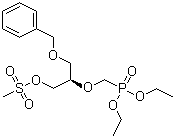 CAS # 120362-30-3, (R)-[[1-[[(Methylsulfonyl)oxy]methyl]-2-(phenylmethoxy)ethoxy]methyl]phosphonic acid diethyl ester