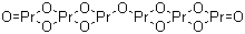 structure of CAS# 12037-29-5, Praseodymium oxide