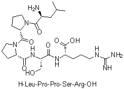 CAS # 120484-65-3, L-Leucyl-L-prolyl-L-prolyl-L-seryl-L-arginine