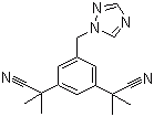 structure of CAS# 120511-73-1, 阿那曲唑