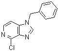 structure of CAS# 120537-43-1, 4-Chloro-1-(phenylmethyl)-1H-imidazo[4,5-c]pyridine