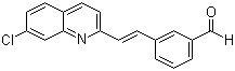 structure of CAS# 120578-03-2, (E)-3-[2-(7-Chloro-2-quinolinyl)ethenyl]benzaldehyde
