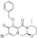 structure of CAS# 1206102-10-4, (4R,12aS)-9-Bromo-3,4,12,12a-tetrahydro-4-methyl-7-(phenylmethoxy)-2H-pyrido[1',2':4,5]pyrazino[2,1-b][1,3]oxazine-6,8-dione