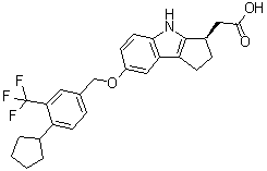 structure of CAS# 1206123-37-6, 依曲尼司莫
