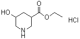 structure of CAS# 1207194-49-7, 5-羟基-3-哌啶羧酸乙酯盐酸盐