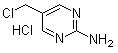 structure of CAS# 120747-86-6, 2-Amino-5-chloromethylpyrimidine hydrochloride