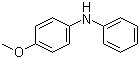structure of CAS# 1208-86-2, 4-Methoxydiphenylamine