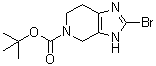 CAS # 1208098-53-6, 2-Bromo-3,4,6,7-tetrahydro-5H-imidazo[4,5-c]pyridine-5-carboxylic acid tert-butyl ester