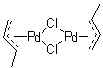 structure of CAS# 12081-22-0, 二聚氯化(1-甲基烯丙基)钯