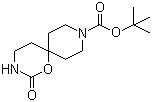 structure of CAS# 1209319-87-8, 2-氧代-1-氧杂-3,9-二氮杂螺[5.5]十一烷-9-羧酸叔丁酯