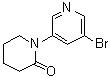 CAS # 1209458-64-9, 1-(5-Bromo-3-pyridinyl)-2-piperidinone