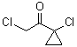 structure of CAS# 120983-72-4, 1-氯-1-氯乙酰基环丙烷