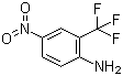 structure of CAS# 121-01-7, 2-Amino-5-nitrobenzotrifluoride
