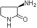 structure of CAS# 121010-86-4, (R)-3-Aminopyrrolidin-2-one