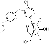structure of CAS# 1210344-57-2, Ertugliflozin