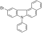 structure of CAS# 1210469-11-6, 10-溴-7-苯基-7H-苯并[c]咔唑