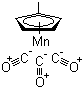 structure of CAS# 12108-13-3, Methylcyclopentadienylmanganese tricarbonyl