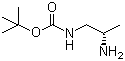 structure of CAS# 121103-15-9, ((2S)-2-氨基丙基)氨基甲酸叔丁酯