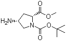 CAS # 121148-01-4, (2S,4S)-1-tert-Butyl 2-methyl 4-aminopyrrolidine-1,2-dicarboxylate, (2S,4S)-4-Amino-1,2-pyrrolidinedicarboxylic acid 1-(1,1-dimethylethyl) 2-methyl ester