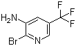 structure of CAS# 1211515-87-5, 2-溴-5-(三氟甲基)吡啶-3-胺