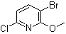 structure of CAS# 1211526-62-3, 3-溴-6-氯-2-甲氧基吡啶