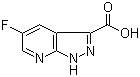 structure of CAS# 1211586-74-1, 5-Fluoro-1H-pyrazolo[3,4-b]pyridine-3-carboxylic acid