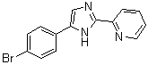 structure of CAS# 1211593-39-3, 2-[5-(4-Bromophenyl)-1H-imidazol-2-yl]pyridine