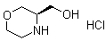 structure of CAS# 1212377-10-0, (R)-3-Morpholinemethanol hydrochloride
