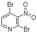 structure of CAS# 121263-10-3, 3-Nitro-2,4-dibromopyridine