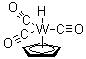 structure of CAS# 12128-26-6, 三羰基(环戊二烯基)氢化钨
