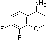 structure of CAS# 1213161-36-4, (4S)-7,8-二氟-3,4-二氢-2H-1-苯并吡喃-4-胺