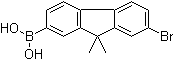 CAS 登录号：1213768-48-9, B-(7-溴-9,9-二甲基-9H-芴-2-基)硼酸