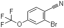 structure of CAS# 1214334-83-4, 2-溴-4-三氟甲氧基苯腈
