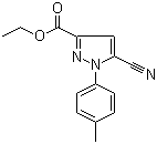 CAS 登录号：121434-51-3, 5-氰基-(4-甲基苯基)-1H-吡唑-3-羧酸乙酯