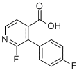 CAS 登录号：1214355-35-7, 2-氟-3-(4-氟苯基)异烟酸