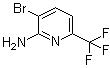 structure of CAS# 1214361-39-3, 3-Bromo-6-(trifluoromethyl)-2-pyridinamine