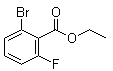 structure of CAS# 1214362-62-5, 2-Bromo-6-fluorobenzoic acid ethyl ester