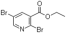 structure of CAS# 1214375-74-2, 2,5-二溴吡啶-3-羧酸乙酯
