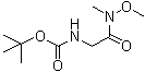 structure of CAS# 121505-93-9, [(N-甲氧基-N-甲基氨基甲酰基)甲基]氨基甲酸叔丁酯