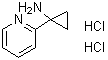 structure of CAS# 1215107-39-3, 1-(2-吡啶基)环丙胺二盐酸盐