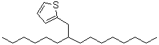 structure of CAS# 1215857-68-3, 2-(2-己基癸基)噻吩