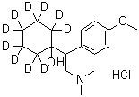 CAS 登录号：1216539-56-8, 盐酸文拉法辛-d<sub>10</sub>
