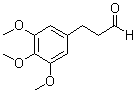 CAS # 121667-78-5, 3,4,5-Trimethoxybenzenepropanal, 3-(3,4,5-Trimethoxyphenyl)propanal