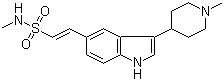 CAS # 121679-24-1, (E)-N-Methyl-2-[3-(1-methyl-4-piperidinyl)-1H-indol-5-yl]ethenesulfonamide