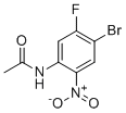 CAS 登录号：1217305-03-7, N-(4-溴-5-氟-2-硝基苯基)乙酰胺