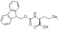 structure of CAS# 1217852-49-7, (2S)-2-[[芴甲氧羰基]氨基]-4-(甲硒基)丁酸
