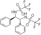 structure of CAS# 121788-73-6, (R,R)-N,N'-双(三氟甲磺酰基)-1,2-二苯基乙二胺