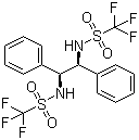 structure of CAS# 121788-77-0, (S,S)-N,N'-双(三氟甲磺酰基)-1,2-二苯基乙二胺